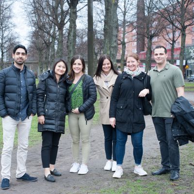 Half the team (China and US included!)