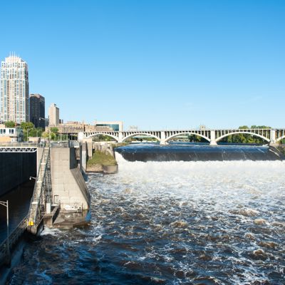 The only falls of the Mississippi